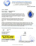 4.38ct RARE Tanzanite and 1.64ctw Diamond Platinum Ring