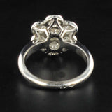 White gold daisy ring