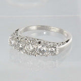 White gold diamond ring garter