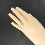 Solitaire diamond and baguette diamonds