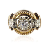 Vintage diamond old ring