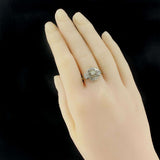 Art deco ring old diamonds