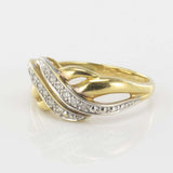 Gold diamond ring