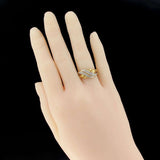 Gold diamond ring