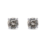 0.43ctw Diamond 14K White Gold Earrings