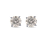 0.44ctw Diamond 14K White Gold Earrings