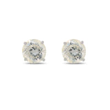 0.84ctw Diamond 14K White Gold Earrings