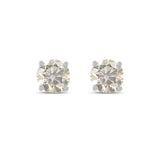 0.71ctw Diamond 14K White Gold Earrings