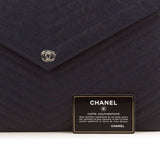 CHANEL Blue Caviar Envelope Bag
