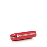ALEXANDER MCQUEEN Red Patent Skull Knucklebox Clutch
