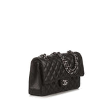 CHANEL Black Medium Caviar Classic Handbag
