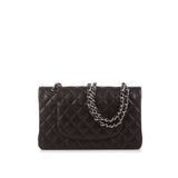 CHANEL Black Medium Caviar Classic Handbag