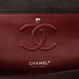 CHANEL Black Medium Caviar Classic Handbag