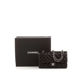 CHANEL Black Medium Caviar Classic Handbag