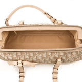 DIOR  Beige Logo Trotter Romantique Satchel Bag