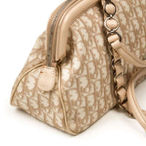 DIOR  Beige Logo Trotter Romantique Satchel Bag