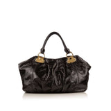 MIU MIU  Black Patent Leather Shoulder Bag