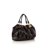 MIU MIU  Black Patent Leather Shoulder Bag