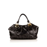 MIU MIU  Black Patent Leather Shoulder Bag