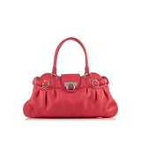 SALVATORE FERRAGAMO  Pink Leather Marissa Shoulder Bag