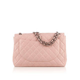 CHANEL  Light Pink Lambskin Jumbo Classic Flap Bag