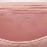 CHANEL  Light Pink Lambskin Jumbo Classic Flap Bag