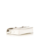 THE CAMBRIDGE SATCHEL COMPANY  White Leather Satchel Messenger Bag