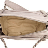 CHANEL  Grey CC Accordian Shoulder Bag