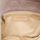 CHANEL  Grey CC Accordian Shoulder Bag