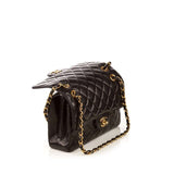 CHANEL  Black VINTAGE Small Double Sided Shoulder Bag