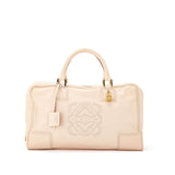 LOEWE  Pink Lambskin Leather Amazona Compact Bag
