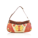 DIOR  Brown Corduroy Street Chic Columbus Shoulder Bag
