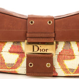 DIOR  Brown Corduroy Street Chic Columbus Shoulder Bag