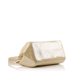 LOUIS VUITTON  Cream Vernis Sherwood PM Bag