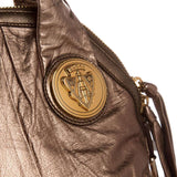 GUCCI  Metallic Bronze Borsa Hysteria Hobo Bag