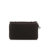 GUCCI  Black Cellarius Soho Travel Document Case