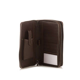 GUCCI  Brown GG Supreme Canvas Travel Document Case
