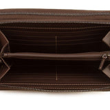 GUCCI  Brown GG Supreme Canvas Travel Document Case