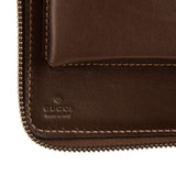 GUCCI  Brown GG Supreme Canvas Travel Document Case