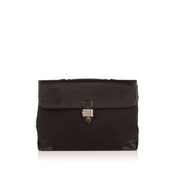 DUNHILL  Black Canvas Laptop Bag
