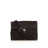 DUNHILL  Black Canvas Laptop Bag