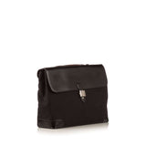 DUNHILL  Black Canvas Laptop Bag