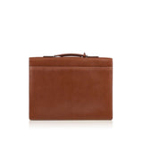 ERMENEGILDO ZEGNA  Brown Calfskin Briefcase