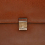ERMENEGILDO ZEGNA  Brown Calfskin Briefcase
