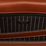 ERMENEGILDO ZEGNA  Brown Calfskin Briefcase