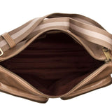 BALLY  Taupe Leather Messenger Bag