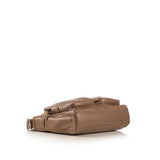 BALLY  Taupe Leather Messenger Bag