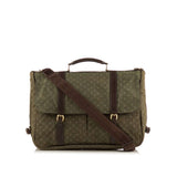 LOUIS VUITTON  Green Mini Lin Denise Messenger Bag