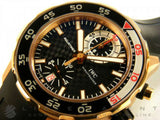 IWC AQUATIMER CHRONOGRAPH IN 18KT ROSE GOLD BLACK
