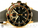 IWC AQUATIMER CHRONOGRAPH IN 18KT ROSE GOLD BLACK